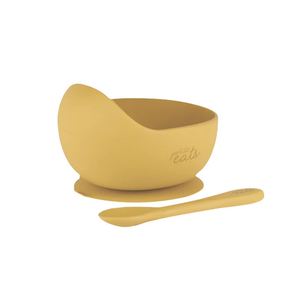 Petite Eats Silicone Baby Suction Bowls & Spoons