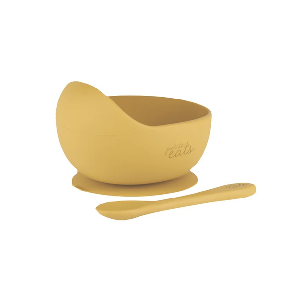 Petite Eats Silicone Baby Suction Bowls & Spoons