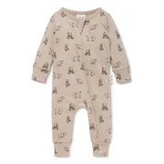 Aster & Oak Bear Zip Romper-bodysuits-and-rompers-Bambini