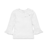 Aster & Oak White Pointelle Top-tops-Bambini