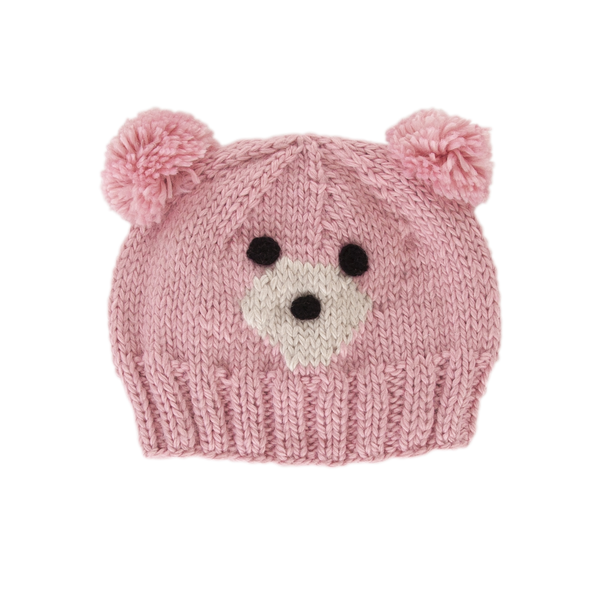 Acorn Bear Face Beanie