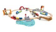Hape Sea & Rail Cargo Transportation Set-toys-Bambini