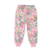 Rock Your Kid Pink Garden Trackpants-pants-and-shorts-Bambini