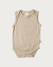 Babu Merino Singlet Bodysuit-bodysuits-and-rompers-Bambini