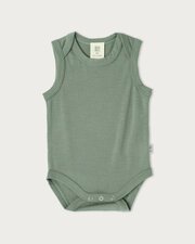 Babu Merino Singlet Bodysuit-bodysuits-and-rompers-Bambini