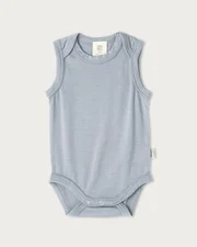 Babu Merino Singlet Bodysuit-bodysuits-and-rompers-Bambini