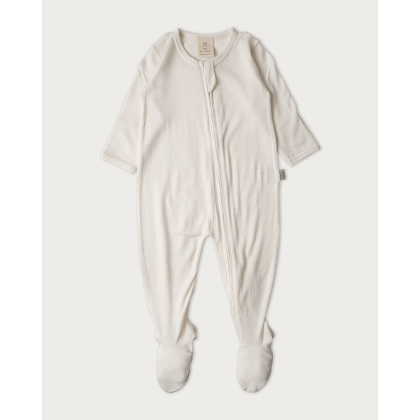 Babu Merino Prem Footed Onesie