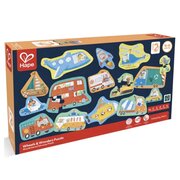 Hape Wheels & Wonder Puzzle-girl-Bambini