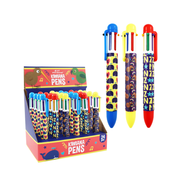 NZ Kiwiana Ballpoint 6-in-1 Colour Pen