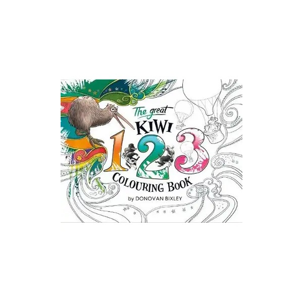 The Great Kiwi 123 Colouring Book