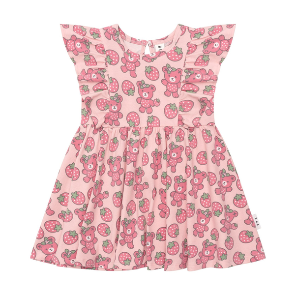 Huxbaby Berry Bear Frill Dress