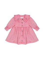 Huxbaby Cherry Vintage Collar Dress-dresses-and-skirts-Bambini