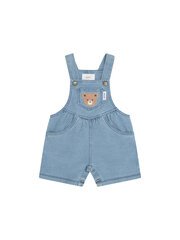 Huxbaby Huxbear Knit Denim Short Overalls-pants-and-shorts-Bambini