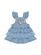Huxbaby Huxbear Knit Denim Frill Pinafore