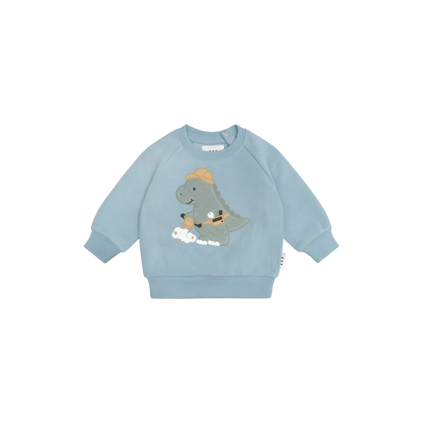 Huxbaby Construction Dino Sweatshirt
