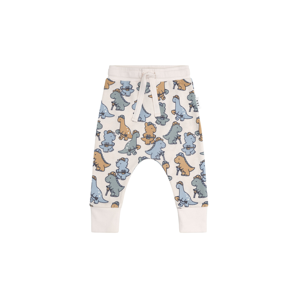 Huxbaby Construction Dinos Drop Crotch Pant