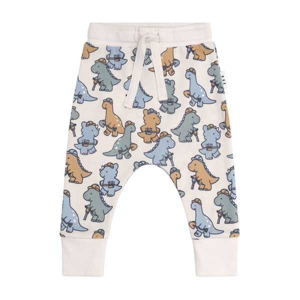 Huxbaby Construction Dinos Drop Crotch Pant