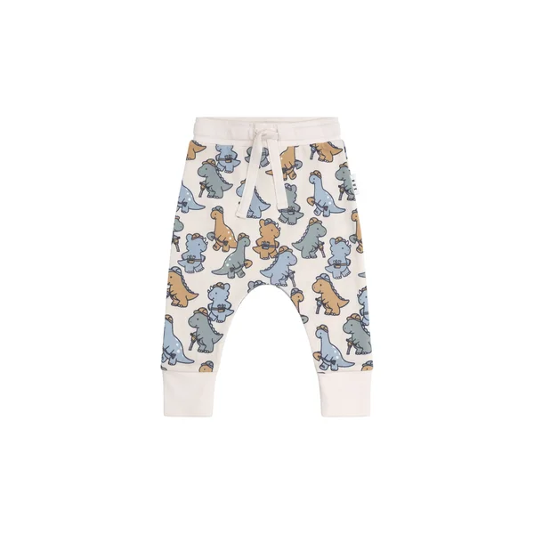Huxbaby Construction Dinos Drop Crotch Pant