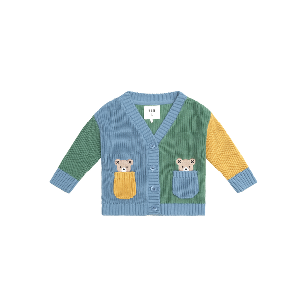 Huxbaby Hidden Hux Fisherman Rib Cardi