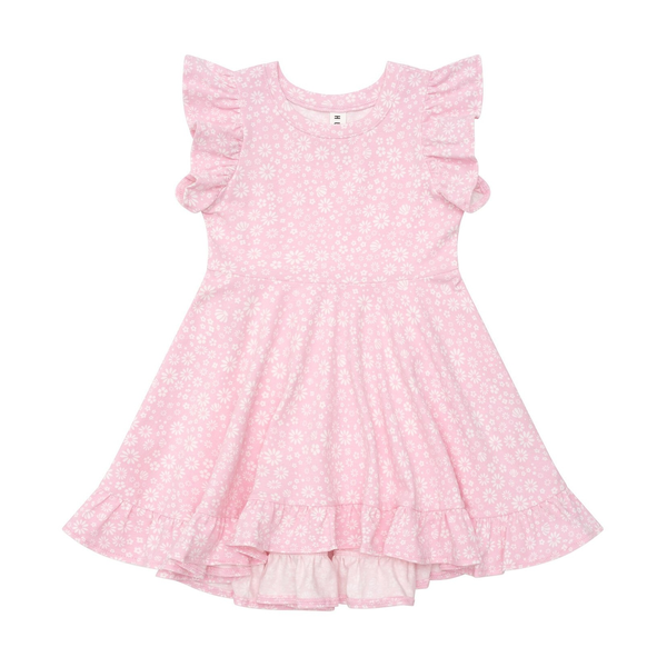 Huxbaby Daisy Seashell Frill Swing Dress