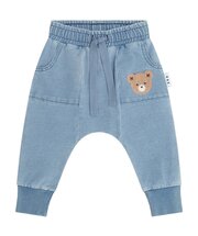 Huxbaby Huxbear Knit Denim Drop Crotch Pant-pants-and-shorts-Bambini