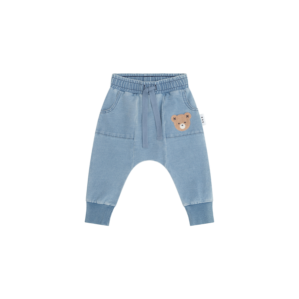 Huxbaby Huxbear Knit Denim Drop Crotch Pant