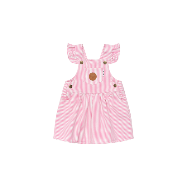 Huxbaby Candy Stripe Pinafore
