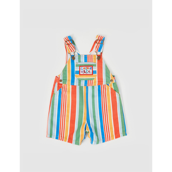 Goldie + Ace Burton Land Down Under Stripe Denim Overalls