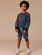 Goldie + Ace Goldie Crew Embroidered Denim Look Sweater