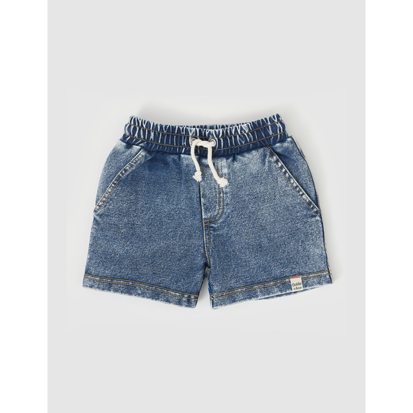 Goldie + Ace Noah French Terry Denim Look Short
