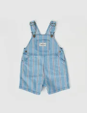 Goldie + Ace Burton Classic Stripe Denim Overalls-jumpsuits-and-overalls-Bambini