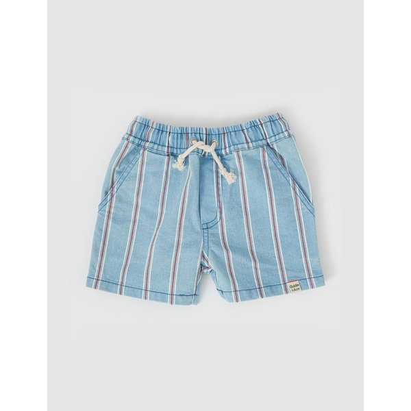 Goldie + Ace Noah Classic Stripe Denim Short