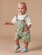 Goldie + Ace Burton Dino Jungle Denim Overalls