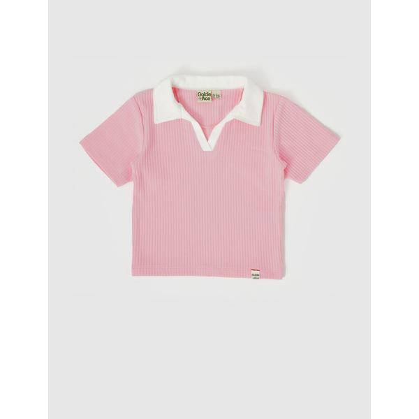 Goldie + Ace Pia Collared T-Shirt