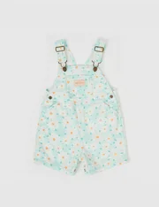 Goldie + Ace Burton Daisy Delight Denim Overalls-jumpsuits-and-overalls-Bambini