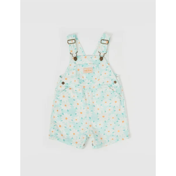 Goldie + Ace Burton Daisy Delight Denim Overalls