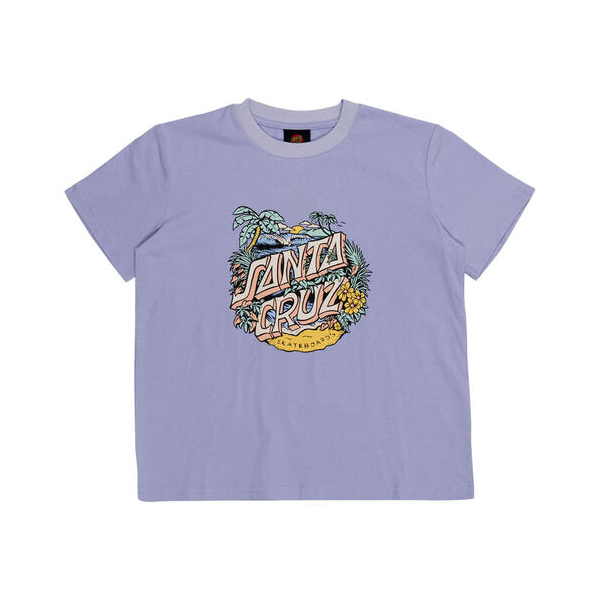 Santa Cruz Aloha Dot Front Tee 