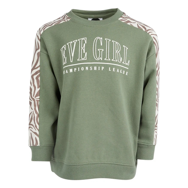 Eve Girl Savannah Contrast Crew
