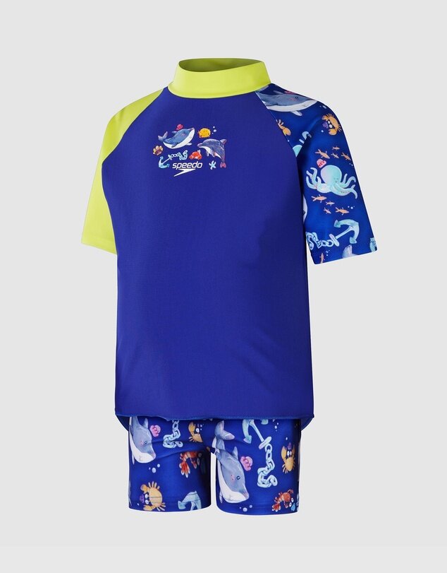 Speedo Neopren-Rashguard Für Jungen – Mehrfarbig, Ideal Zum Schwimmen, Für Babys & Kleinkinder