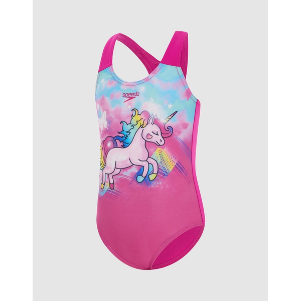 Speedo Girls Digi Print One Piece