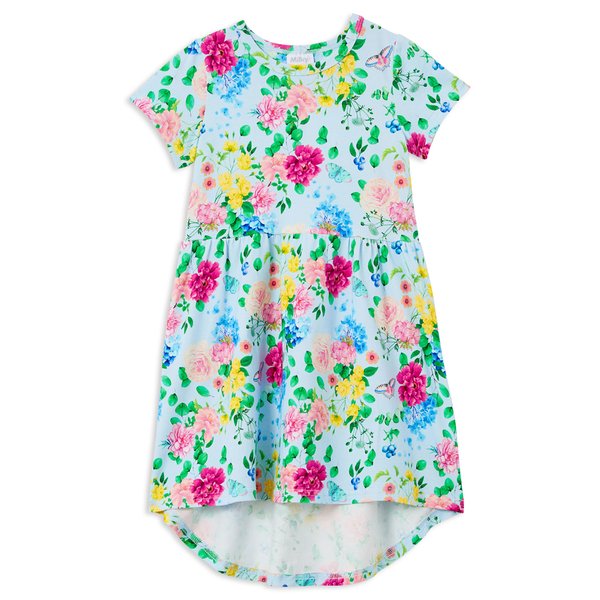 Milky Garden Party Hi-Lo Dress