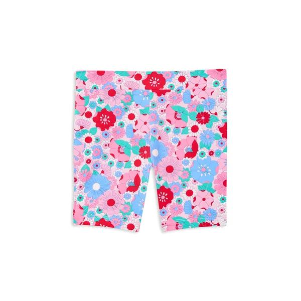 Milky Summer Blooms Bike Short