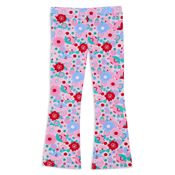Milky Summer Blooms Flared Legging