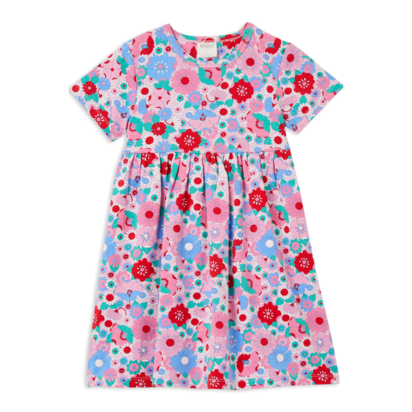 Milky Summer Blooms Dress