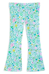 Milky Blossom Flared Legging-pants-and-shorts-Bambini