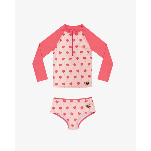 The Girl Club Lollipop LS Rash Shirt Set