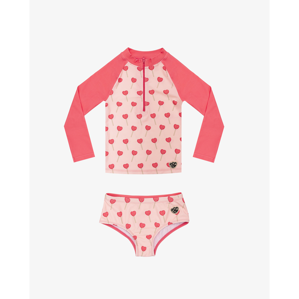 The Girl Club Lollipop LS Rash Shirt Set