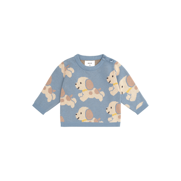 Huxbaby Sailor Pup Knit Jumper