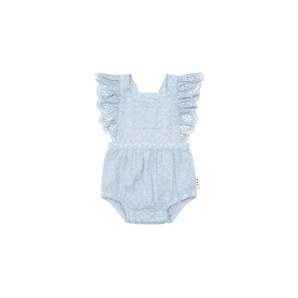 Huxbaby Broderie Frill Playsuit