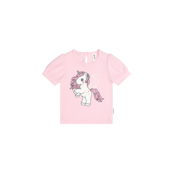 Huxbaby Flutter Unicorn Puff Sleeve T-Shirt
